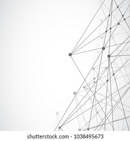 Futuristic shape abstract technology. Computer generated background. Vector illustration