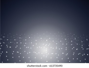 futuristic shape. Computer generated abstract background