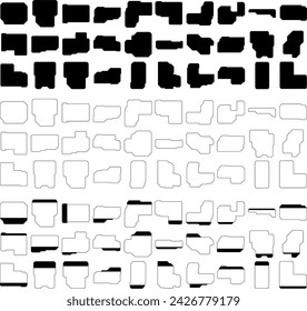 Futuristisches Formelement Hintergrundvektor