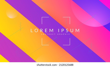 Futuristic Shape. Minimal Concept. Flow Rainbow Cover. Spectrum Wallpaper. Neon Banner. Vibrant Paper. Violet Hipster Background. 3d Landing Page. Magenta Futuristic Shape