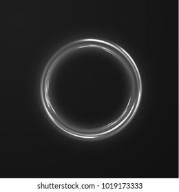Futuristic shiny magical circular shape vector background. EPS10.