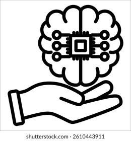 Futuristic Simple Icon Vector Illustration Concept
