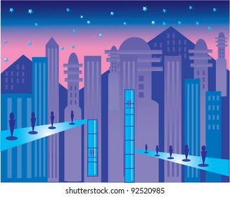Futuristic Skyline