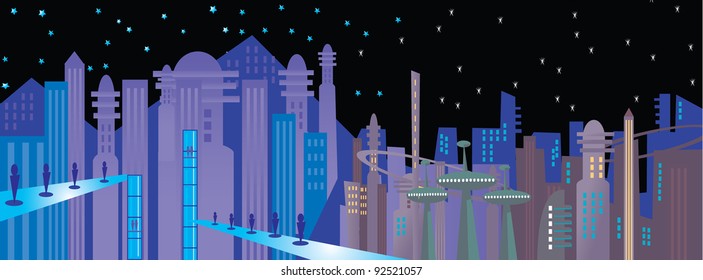 Futuristic Skyline