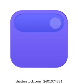 Futuristic social media mock up. Colorful social media frame interface.