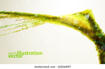 Futuristic soft illustration. Abstract vector background eps10