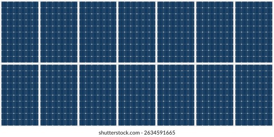 Futuristic solar panel technology concept with digital interface, clean energy, and sustainable power generation for innovation, environment, and green energy solutions. vector design.