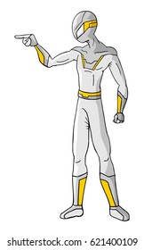 Futuristic soldier
