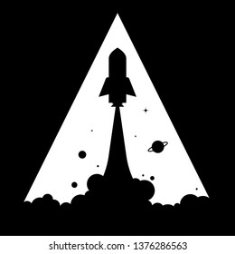 Futuristic Space Rocket 