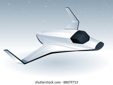 Futuristic Space Shuttle
