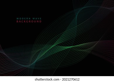 futuristic spectrum tech gradation color style background vector graphic