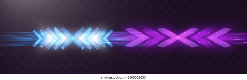 Futuristic speed background with glowing arrows, motion blur, digital technology concept, fast-moving elements, dynamic light trails, high-tech energy flow, acceleration effect, sci-fi motion design.	