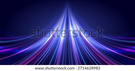 Futuristic speed light trail background with neon glowing lines abstract motion energy technology flow digital sci fi speed movement wallpaper.