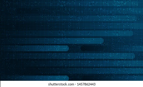 Futuristic Speed Line Circuit Microchip on Technology Background,Hi-tech and security Concept design,Free Space For text in put,Vector illustration.