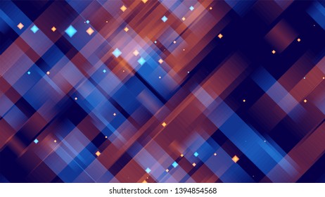 Futuristic Speed Seamless Background. Light Shapes Pattern. Bright Modern Print Design. Music Cover Backdrop.