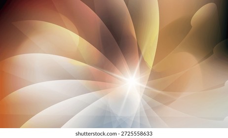 Futuristic spotted striped background in warm tones. A great background for social media pages, posters, presentations, outdoor advertising, and other projects. Vector.