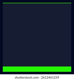 Futuristic square background. Social media frame vector illustration. Design element template.