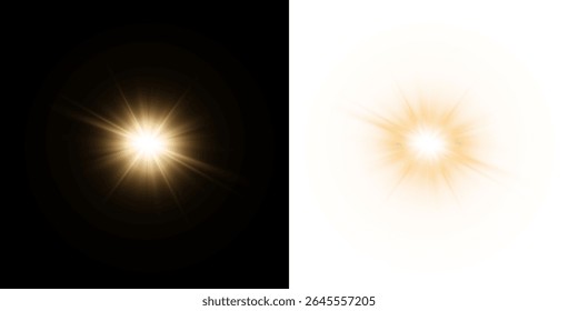 Futuristic Stage Light PNG Featuring Neon Rays, Flash Burst, and Shiny Spark Effects for Shows and Event Designs.