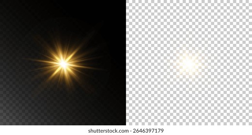 Futuristic Stage Light PNG Featuring Neon Rays, Flash Burst, and Shiny Spark Effects for Shows and Event Designs.