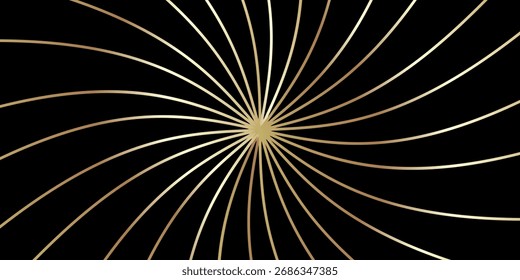 Futurista estrellado Vector de luces doradas

