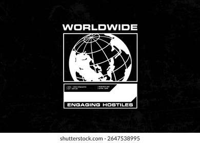 futuristic streetwear graphic tee design templates ideas