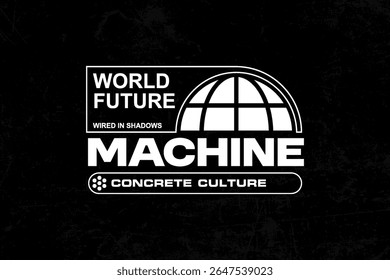 futuristic streetwear graphic tee design templates ideas