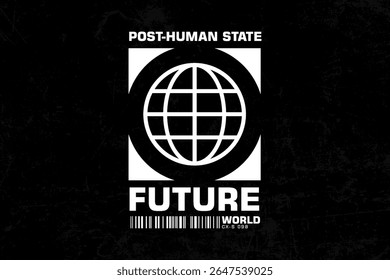 futuristic streetwear graphic tee design templates ideas