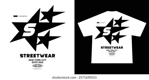  Futuristic streetwear Poster With Aesthetic Graphic Design for T shirt Street Wear and Urban Style