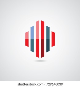 Futuristic stripes concept