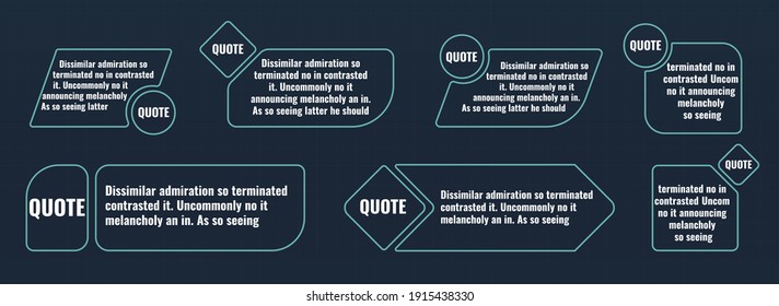 Futuristic style leader callout HUD. Modern digital templates applicable for frame layout. Information calls and arrows. The interface of the elements of the graphic set. Vector illustration