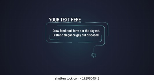 Futuristic style leader callout HUD. Modern digital templates applicable for frame layout. Information calls and arrows. Futuristic hud frame red and blue png.