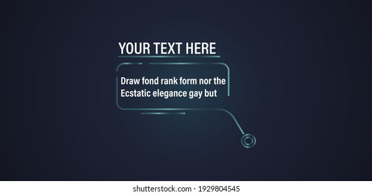 Futuristic style leader callout HUD. Modern digital templates applicable for frame layout. Information calls and arrows. Futuristic hud frame red and blue png.