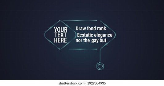 Futuristic style leader callout HUD. Modern digital templates applicable for frame layout. Information calls and arrows. Futuristic hud frame red and blue png.