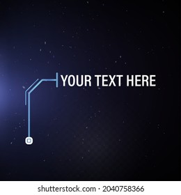 Futuristic style leader callout HUD. Modern digital templates applicable for frame layout. Information calls and arrows. Futuristic hud frame red and blue png.	