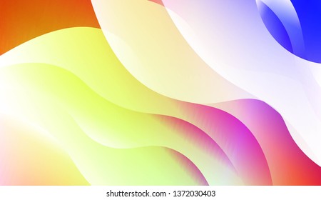 Futuristic Style With Wave Geometric Design, Shapes. For Elegant Pattern Cover Book. Vector Illustration with Color Gradient