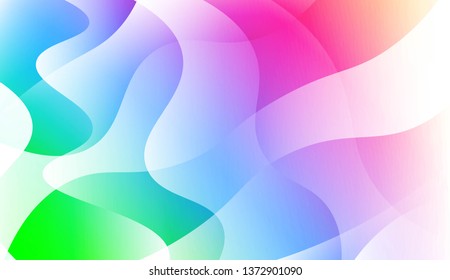 Futuristic Style With Wave Geometric Design, Shapes. For Elegant Pattern Cover Book. Vector Illustration with Color Gradient