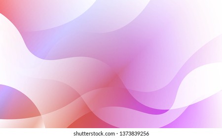 Futuristic Style With Wave Geometric Design, Shapes. For Elegant Pattern Cover Book. Vector Illustration with Color Gradient