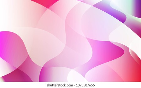Futuristic Style With Wave Geometric Design, Shapes. For Elegant Pattern Cover Book. Vector Illustration with Color Gradient