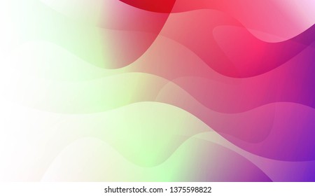 Futuristic Style With Wave Geometric Design, Shapes. For Elegant Pattern Cover Book. Vector Illustration with Color Gradient