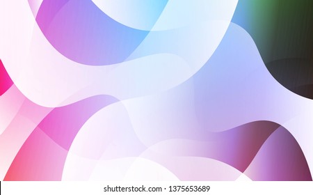 Futuristic Style With Wave Geometric Design, Shapes. For Elegant Pattern Cover Book. Vector Illustration with Color Gradient