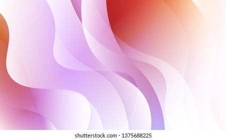 Futuristic Style With Wave Geometric Design, Shapes. For Elegant Pattern Cover Book. Vector Illustration with Color Gradient