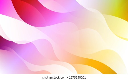 Futuristic Style With Wave Geometric Design, Shapes. For Elegant Pattern Cover Book. Vector Illustration with Color Gradient