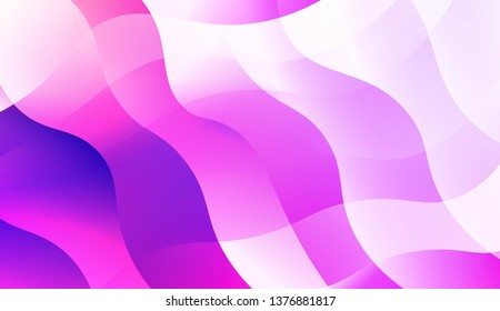Futuristic Style With Wave Geometric Design, Shapes. For Elegant Pattern Cover Book. Vector Illustration with Color Gradient