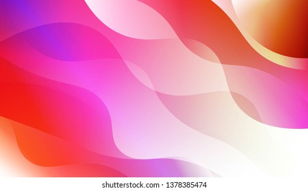 Futuristic Style With Wave Geometric Design, Shapes. For Elegant Pattern Cover Book. Vector Illustration with Color Gradient