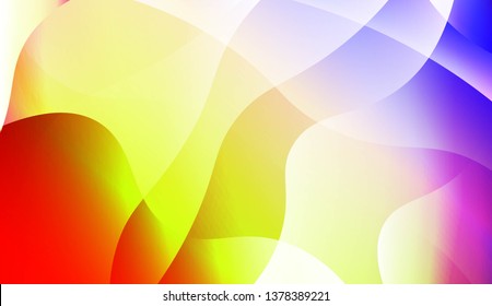 Futuristic Style With Wave Geometric Design, Shapes. For Elegant Pattern Cover Book. Vector Illustration with Color Gradient