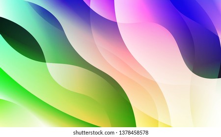 Futuristic Style With Wave Geometric Design, Shapes. For Elegant Pattern Cover Book. Vector Illustration with Color Gradient