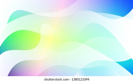 Futuristic Style With Wave Geometric Design, Shapes. For Elegant Pattern Cover Book. Vector Illustration with Color Gradient
