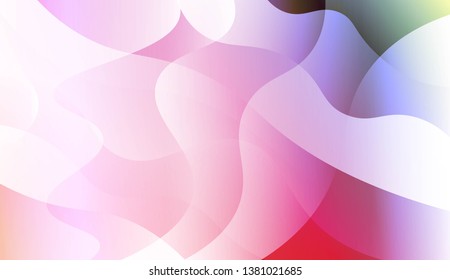 Futuristic Style With Wave Geometric Design, Shapes. For Elegant Pattern Cover Book. Vector Illustration with Color Gradient