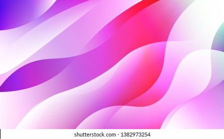 Futuristic Style With Wave Geometric Design, Shapes. For Elegant Pattern Cover Book. Vector Illustration with Color Gradient