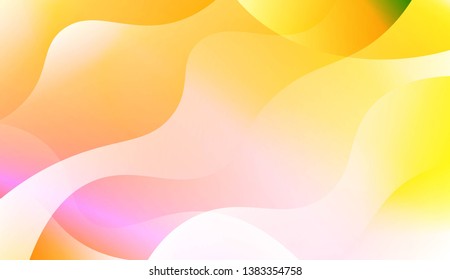 Futuristic Style With Wave Geometric Design, Shapes. For Elegant Pattern Cover Book. Vector Illustration with Color Gradient